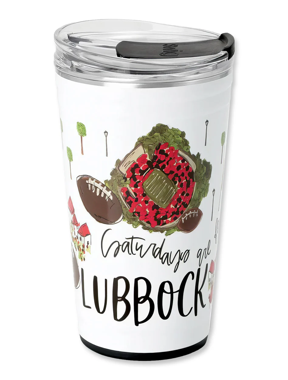 Texas Tech "Saturdays in Lubbock" 24oz Swig Tumbler
