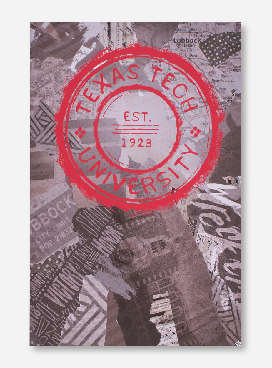 Texas Tech Scrapbook Canvas