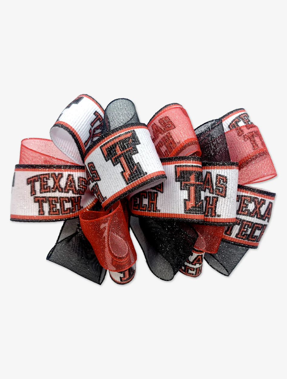 Texas Tech Shimmer Loop Bow