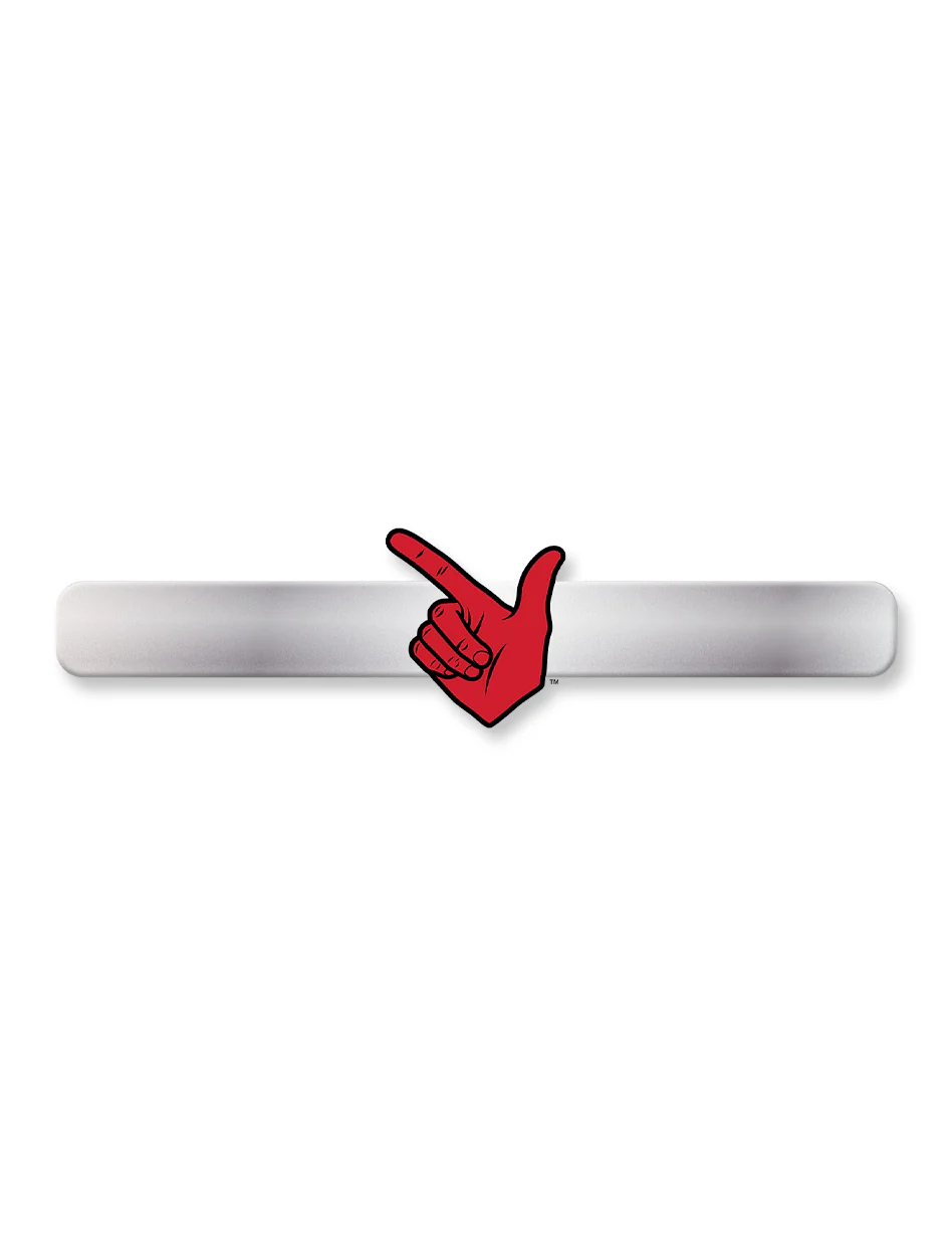 Texas Tech Silver Guns Up Tie Bar