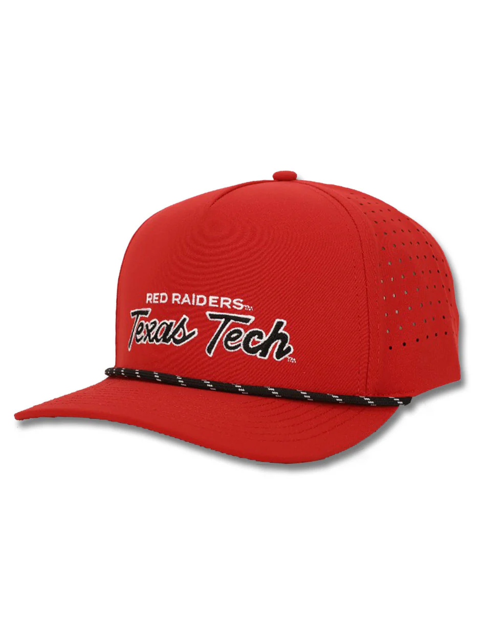 Dark Horse Texas Tech "SL Script" Red Corded Sport Snapback Cap