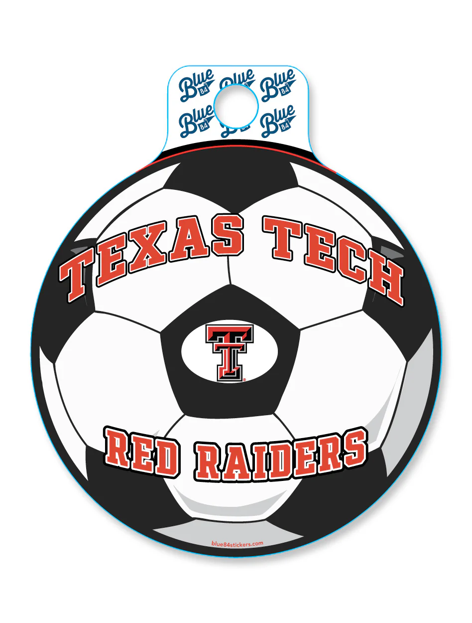 Texas Tech "Soccer Educate" Decal