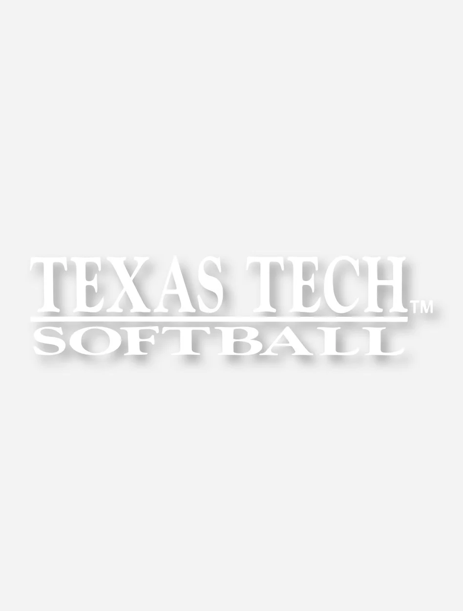 Texas Tech Softball Decal