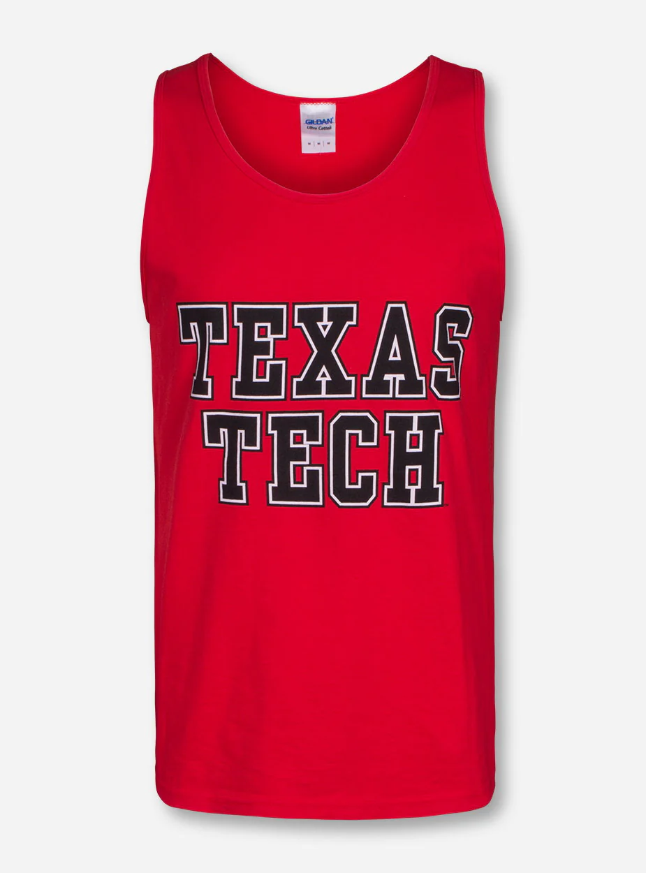 **Texas Tech Stacked Tank Top - Image 5