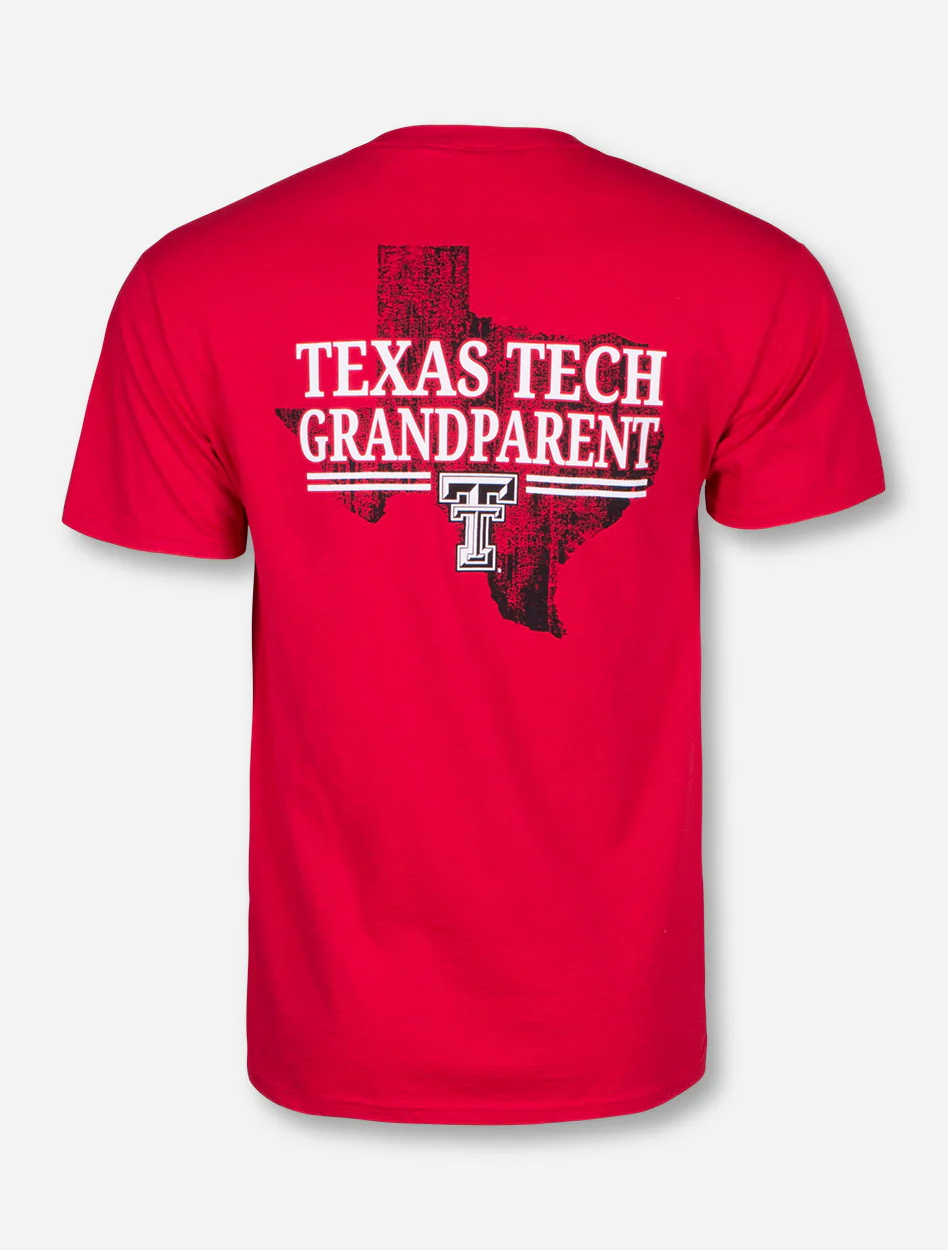 Texas Tech State Grandparent Red T-Shirt