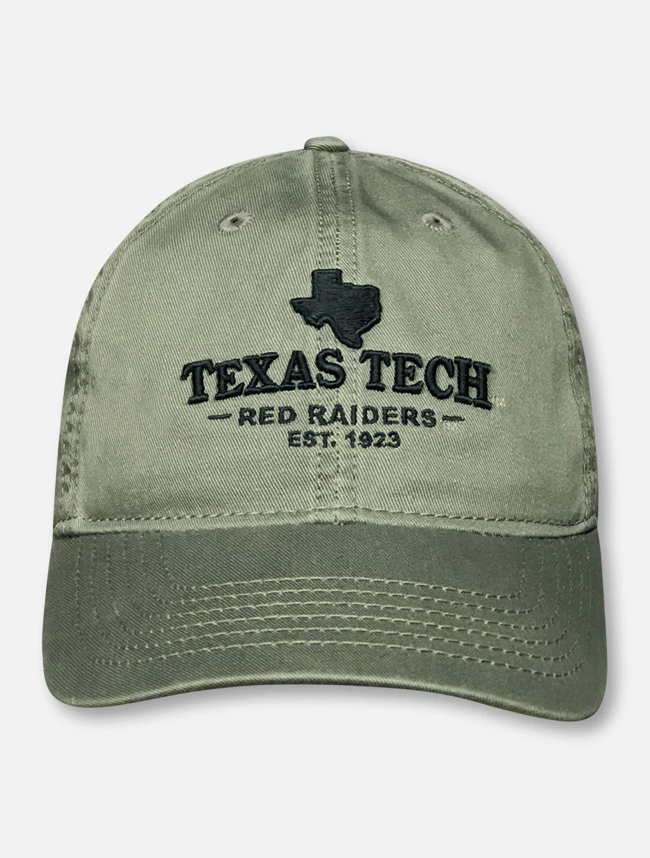 Texas Tech State Silhouette over Texas Tech Red Raiders 1923 Adjustable Cap - Image 3