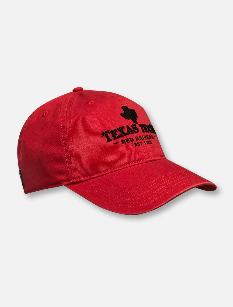 Texas Tech State Silhouette over Texas Tech Red Raiders 1923 Adjustable Cap - Image 6