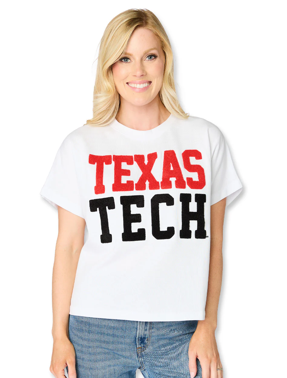 Texas Tech Stewart Simmons "The Boxy Chenille" Top