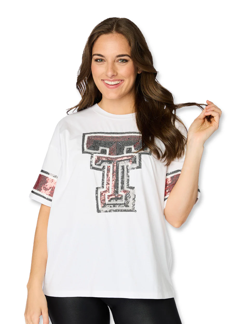 Texas Tech Stewart Simmons "The Sequin Grand" Tee
