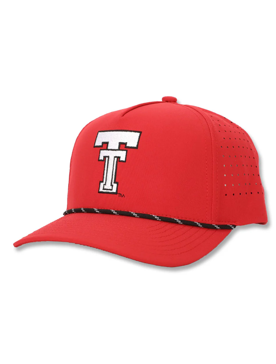 Dark Horse Texas Tech "Throwback" Red Corded Sport Snapback Cap