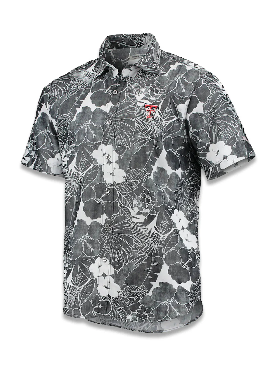 Texas Tech Tommy Bahama "Sport Coconut Point Playa Flora" Button Down - Image 2