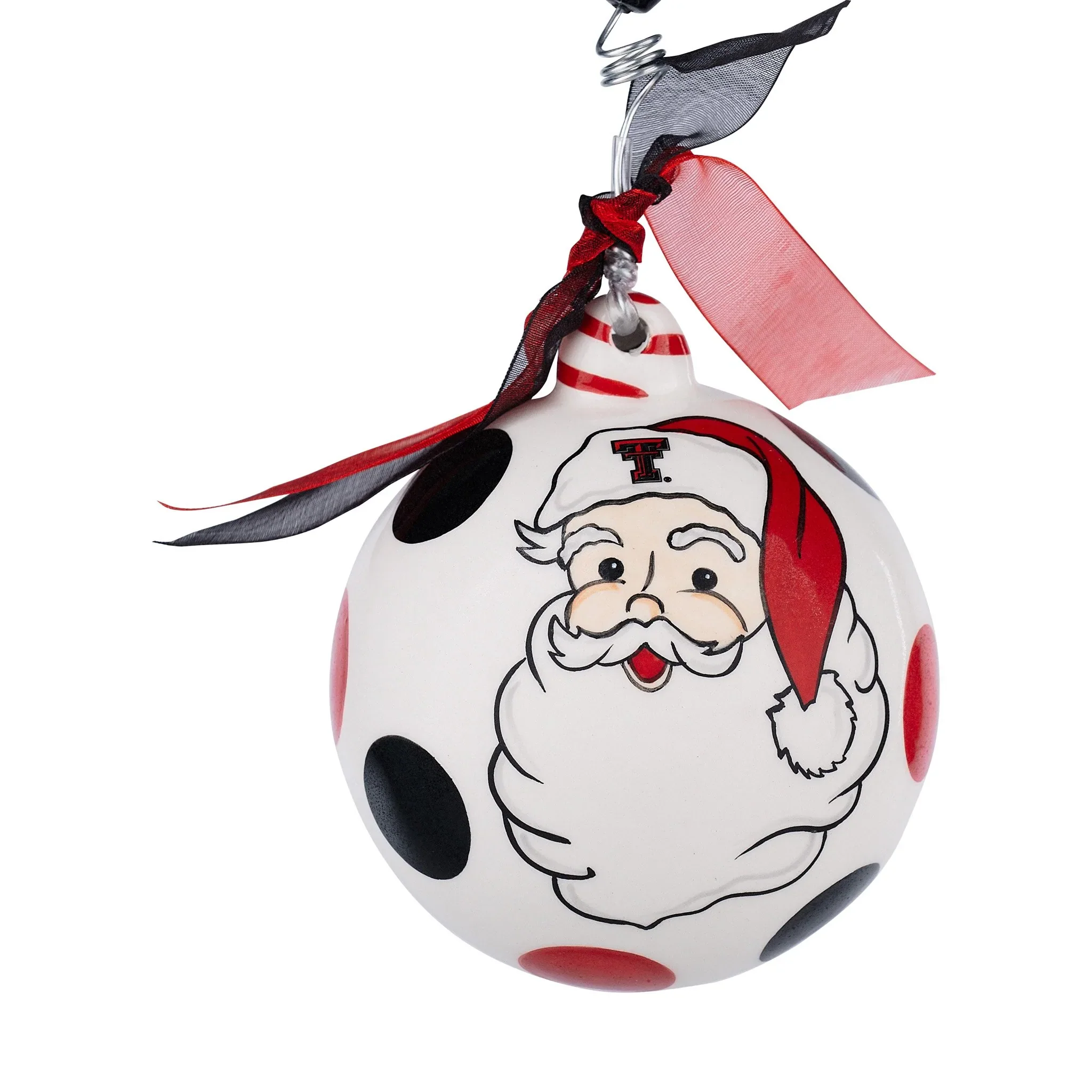Texas Tech "We Believe in Santa and the Red Raiders" Ceramic Ornament