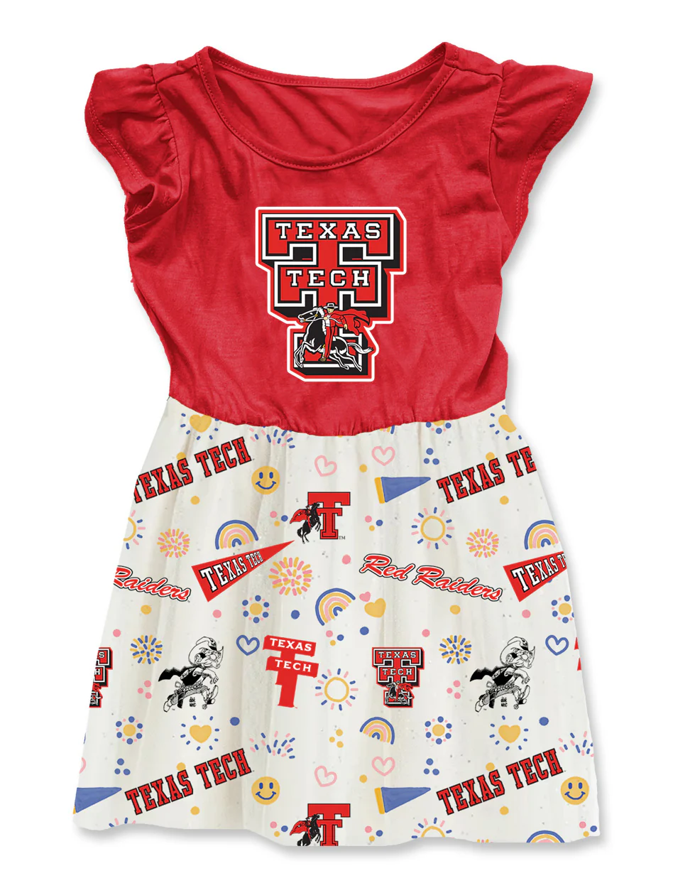Texas Tech Wes & Willy "Vault Double T" Infant Dress