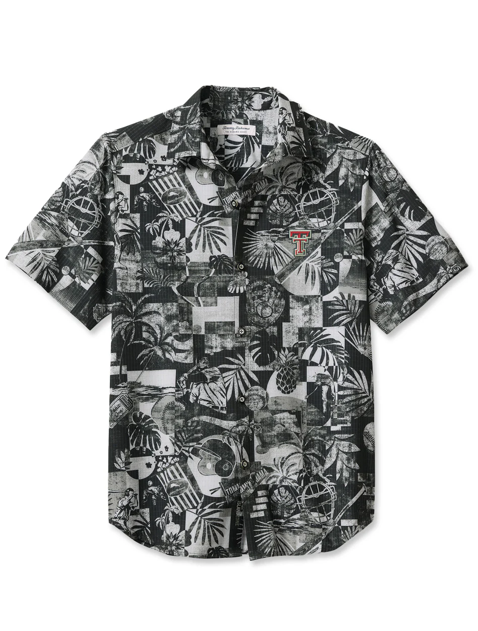 Tommy Bahama Texas Tech "Bahama Coast Baseball Medley" Button Up Short Sleeve Shirt
