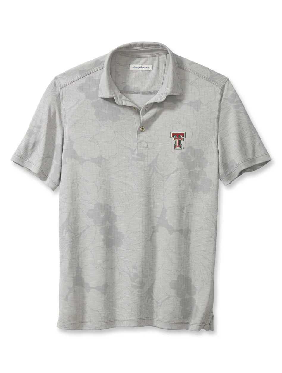 Tommy Bahama Texas Tech Double T "Sport Miramar Blooms" Polo - Image 3