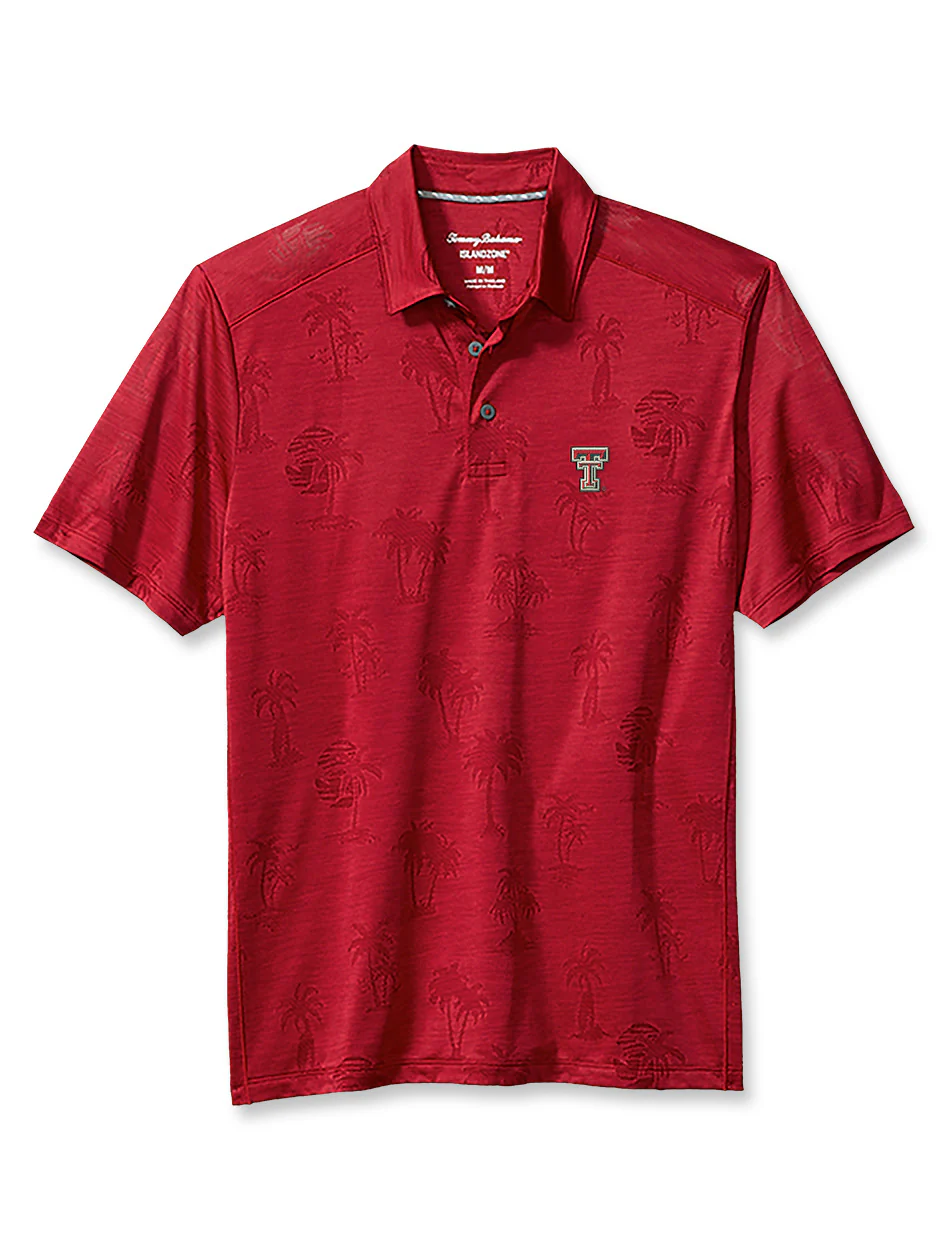 Tommy Bahama Texas Tech Sport Palm Coast Palmera Polo