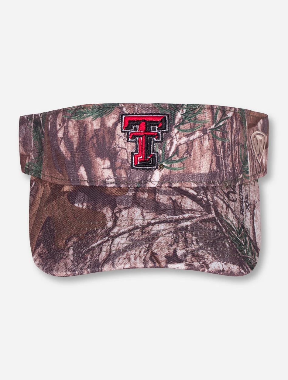 Top of The World Texas Tech RealTree Double T Camo Visor - Image 3