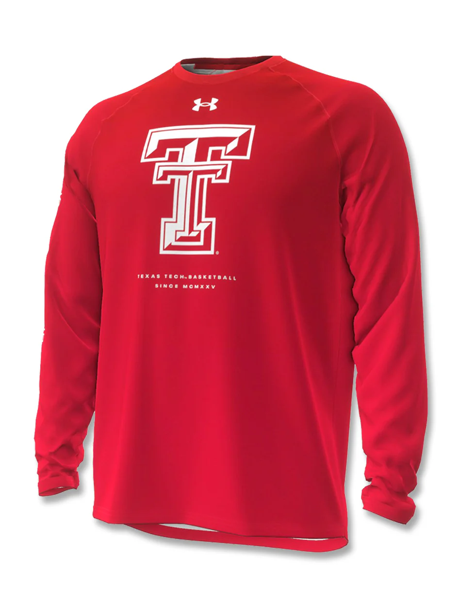 **Under Armour Texas Tech 2023 Season Crew Shooter Shirt Long Sleeve - Image 3