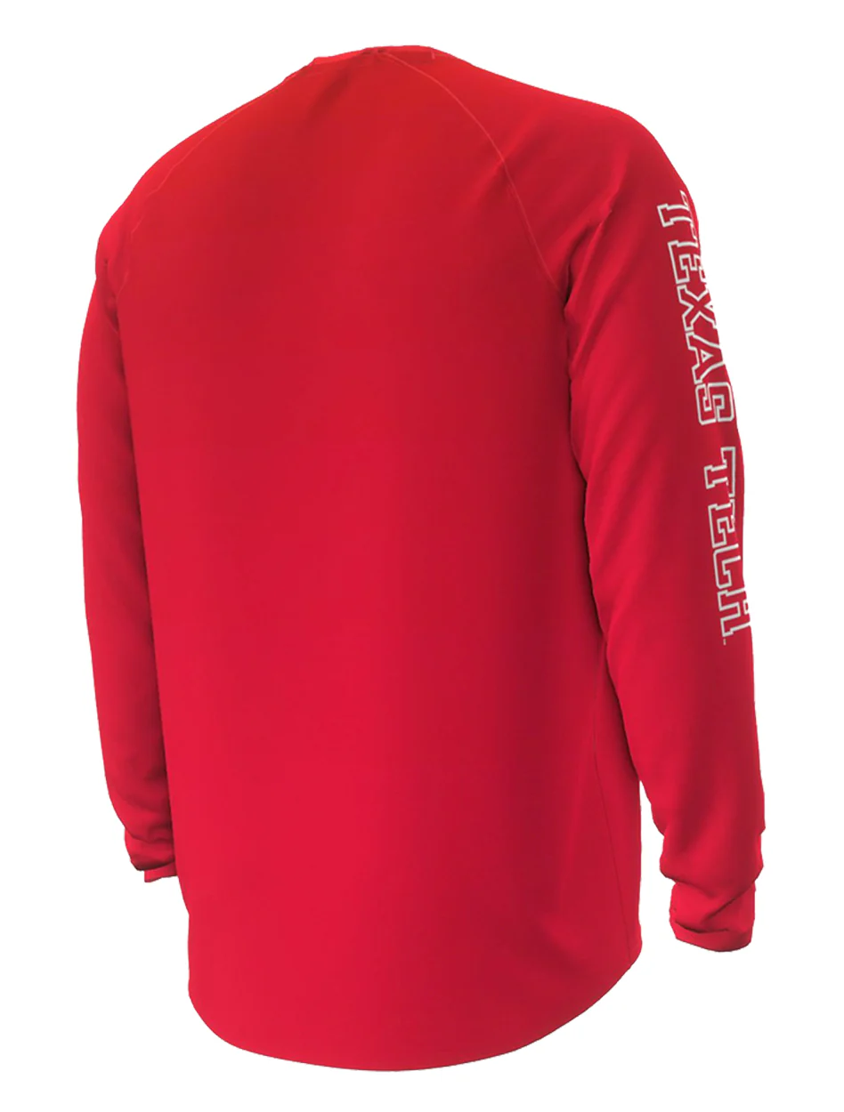 **Under Armour Texas Tech 2023 Season Crew Shooter Shirt Long Sleeve - Image 4