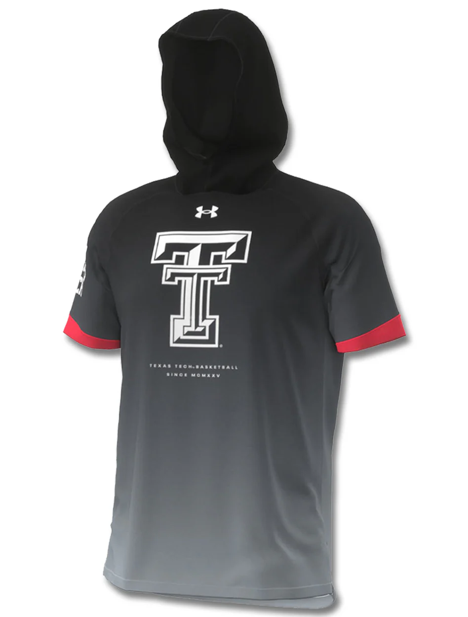 **Under Armour Texas Tech 2023 Season Hooded Shooter Shirt Short Sleeve