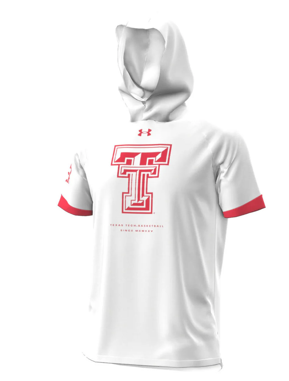**Under Armour Texas Tech 2023 Season Hooded Shooter Shirt Short Sleeve - Image 3