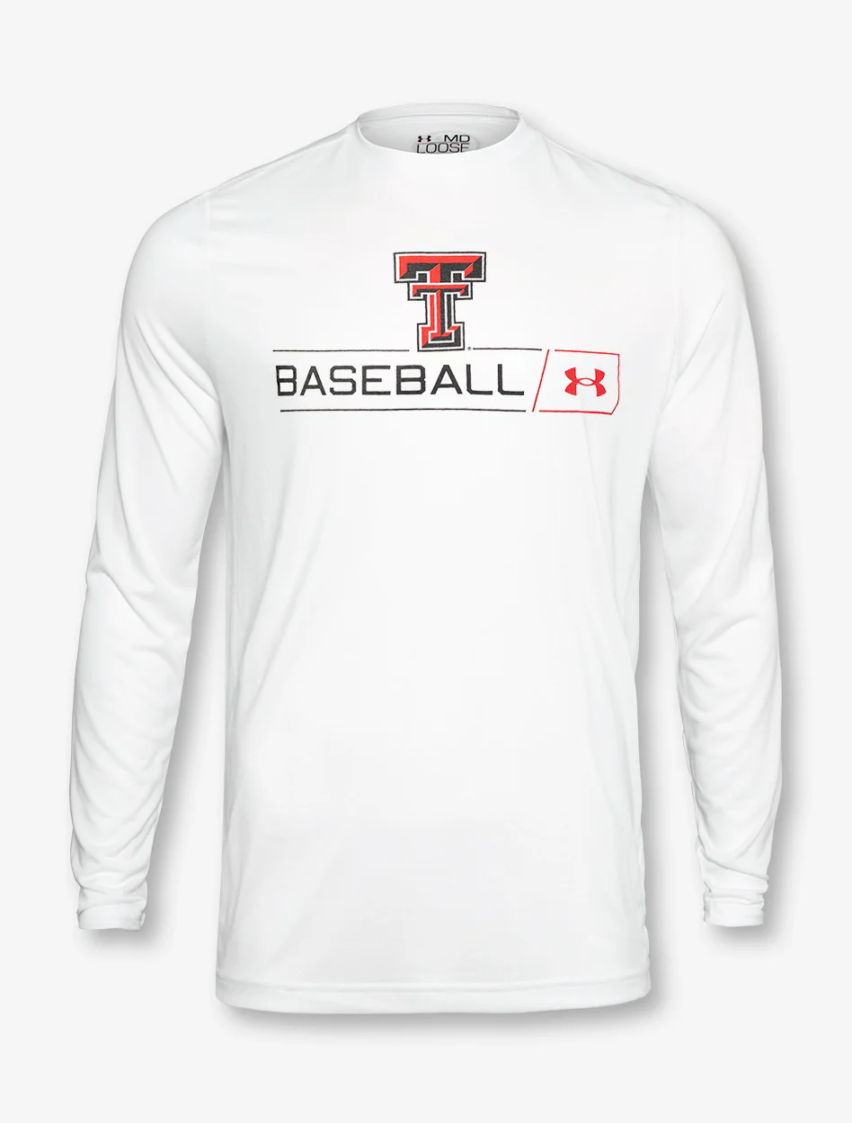 **Under Armour Texas Tech Red Raiders Double T "Dugout 2020" Long Sleeve T-Shirt - Image 3