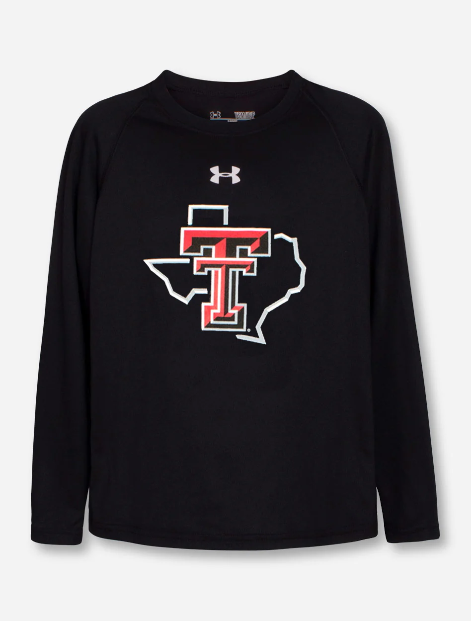 **Under Armour Texas Tech Red Raiders Double T YOUTH "Pride" Performance Long Sleeve T-Shirt