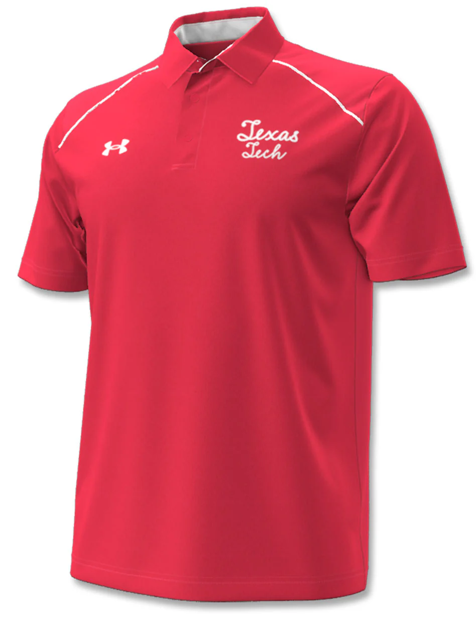 **Under Armour Texas Tech Throwback Script Polo - Image 3
