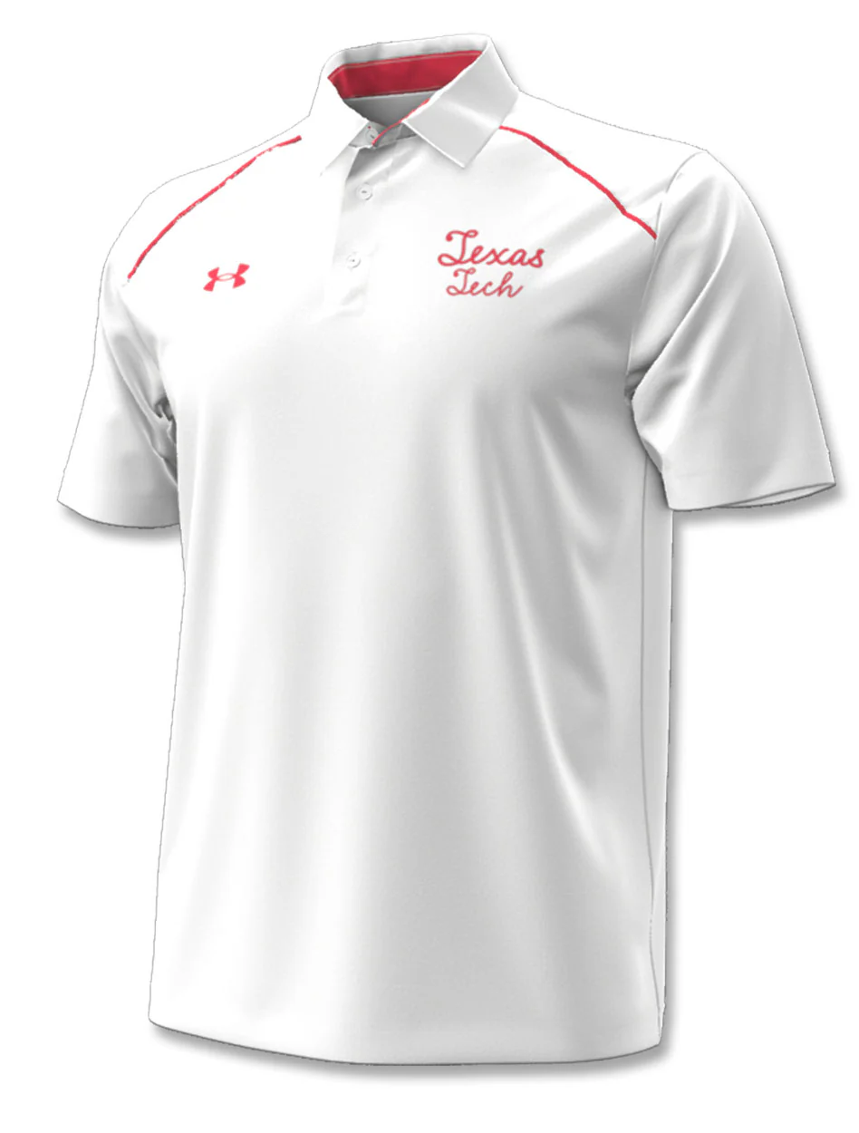 **Under Armour Texas Tech Throwback Script Polo - Image 5
