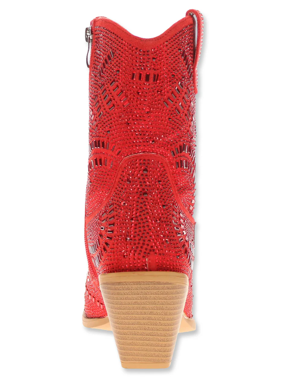 Vaccari "Sadie" Rhinestone Bootie - Image 4