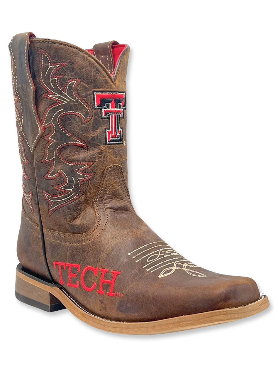 Vaccari Texas Tech "Blake" Kid's Boots - Image 3