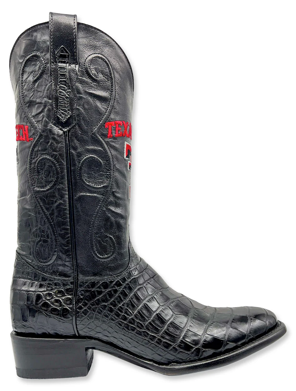 Vaccari Texas Tech "James" Men's Round Toe Boots - Image 4