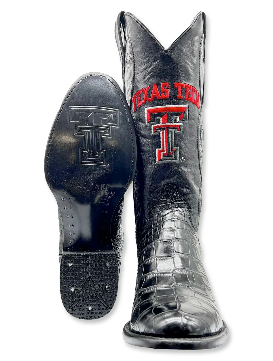 Vaccari Texas Tech "James" Men's Round Toe Boots - Image 6