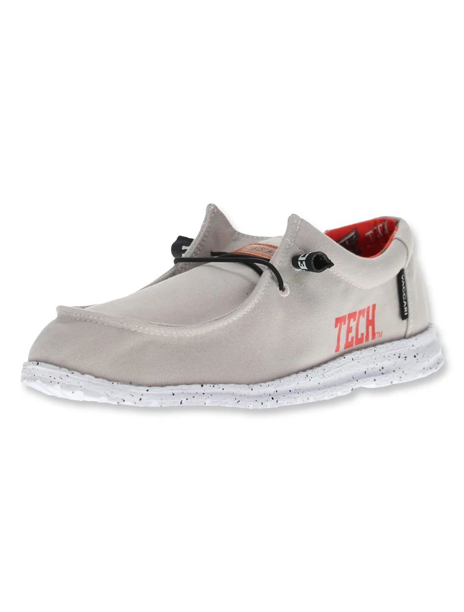 Vaccari Texas Tech "Nate" Grey Canvas Shoe - Image 3