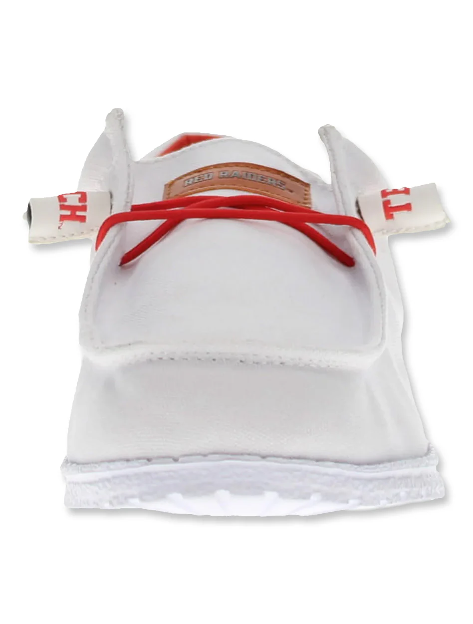 Vaccari Texas Tech "Nate" White Canvas Shoe - Image 3