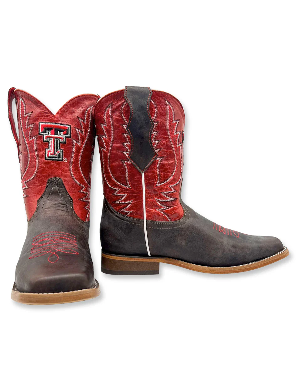 Vaccari Texas Tech "Peyton" Kid's Boots - Image 2