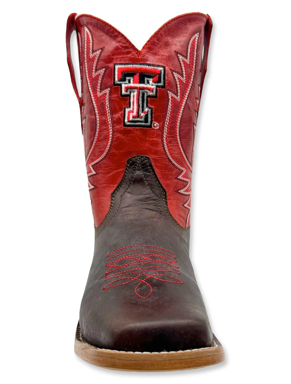 Vaccari Texas Tech "Peyton" Kid's Boots - Image 4