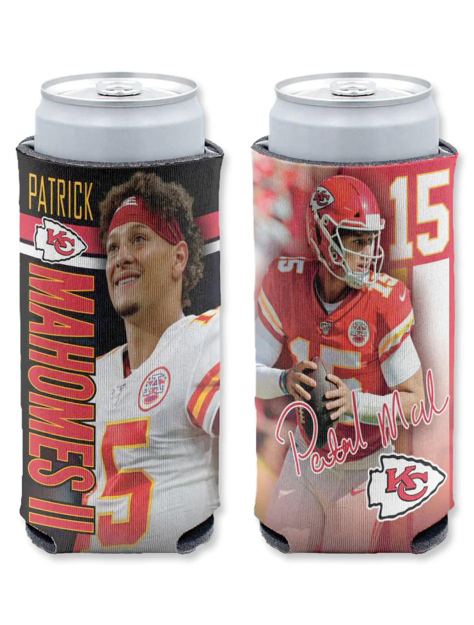 Wincraft Kansas City Chiefs Patrick Mahomes 12 Oz. SLIM Can Cooler