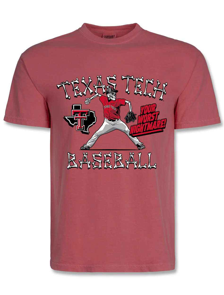 Texas Tech "Worst Nightmare" Baseball T-Shirt