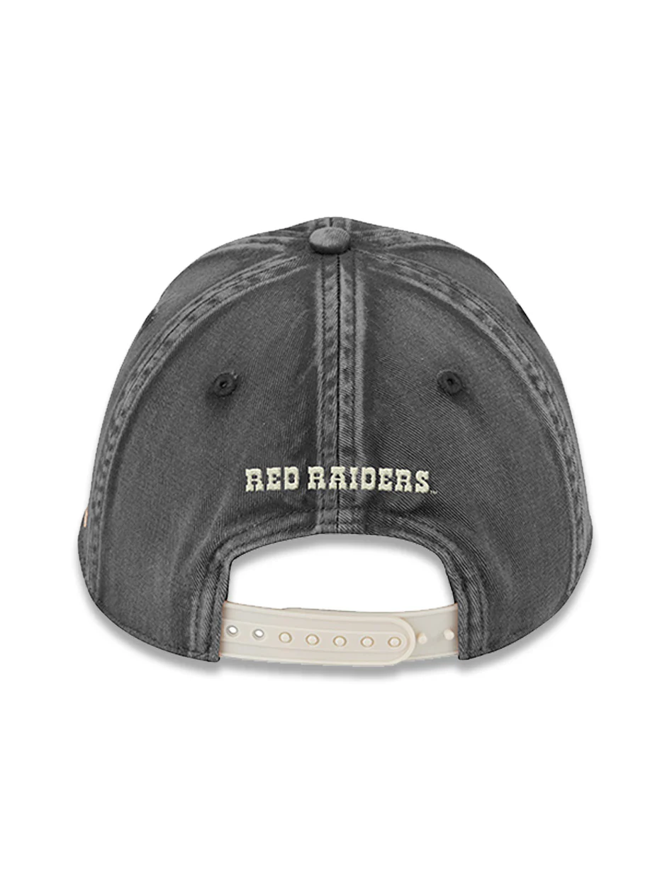 Wrangler Texas Tech "Vintage Ball" Snap Back Hat - Image 3