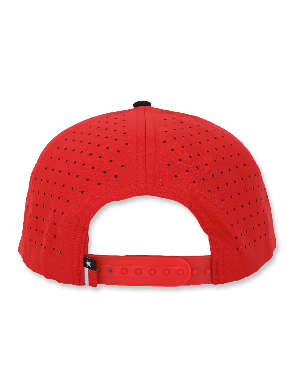 YOUTH Dark Horse "TB Rearing Rider" Red Snapback Cap - Image 4