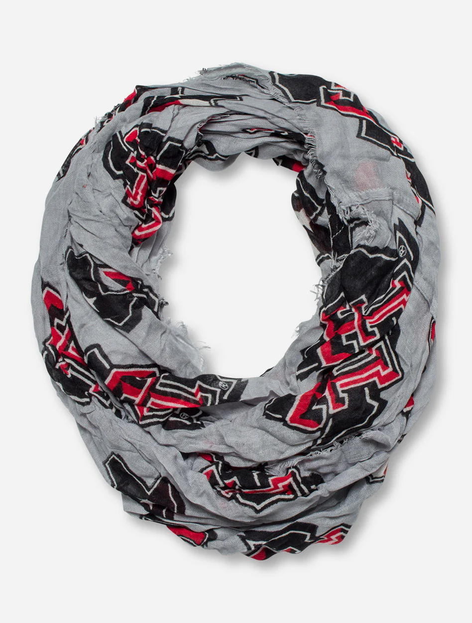 ZooZatz Texas Tech Repeating Lone Star Pride Infinity Scarf - Image 2